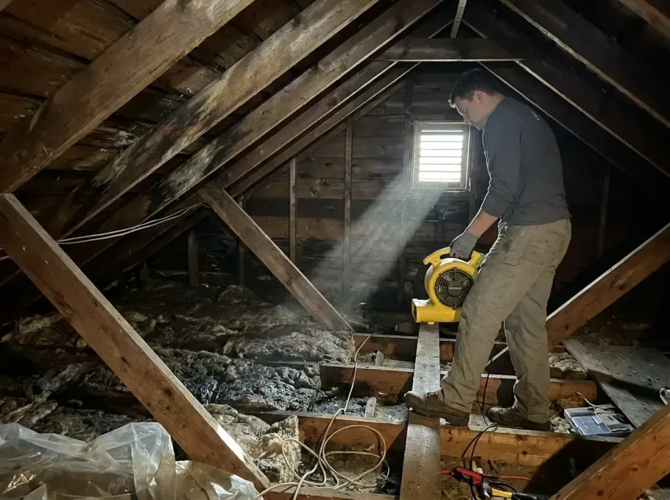 attic-water-damage-drying-proc-007 — frequently asked questions, Emergency Water Extraction & 24/7 Flood Response in Marmora…